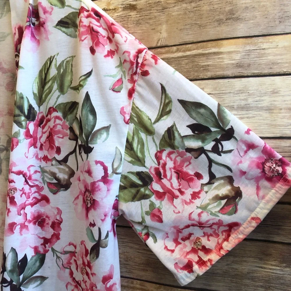 Show Me Your MuMu Floral Garden Of Blooms Brie Robe One Size - Picture 4 of 5